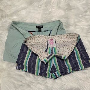 Tara Jarmon and Victoria Secret Pink shorts.